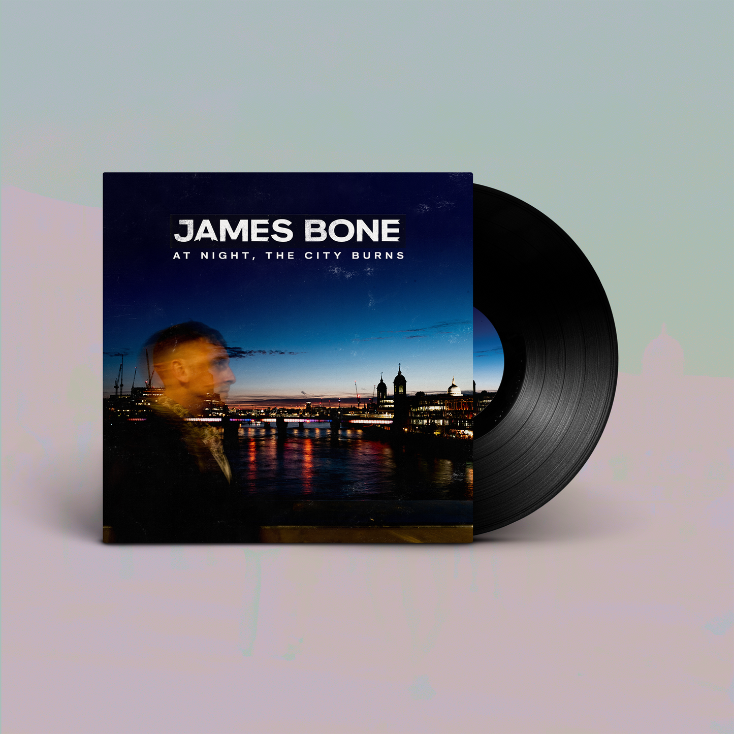 SIGNED VINYL - 'AT NIGHT, THE CITY BURNS' ALBUM